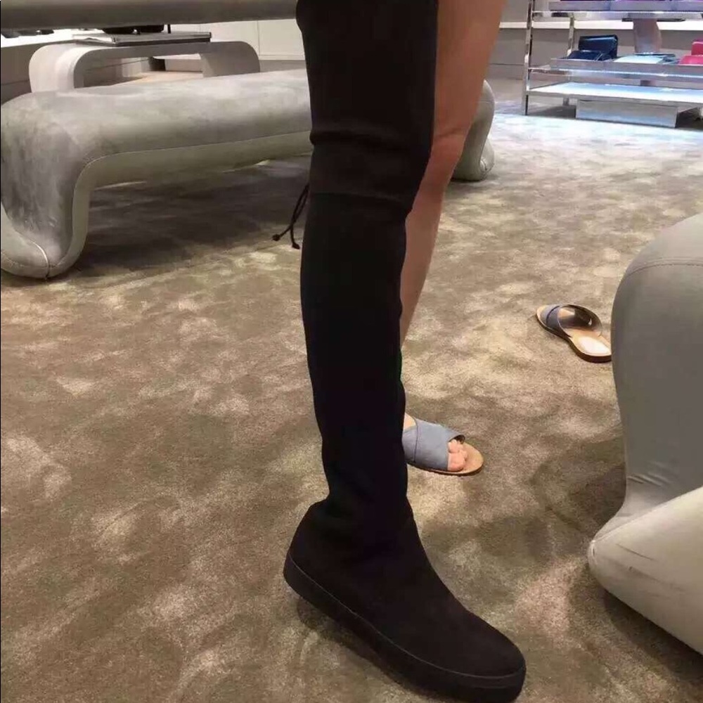 Stuart Weitzman playtime boots black